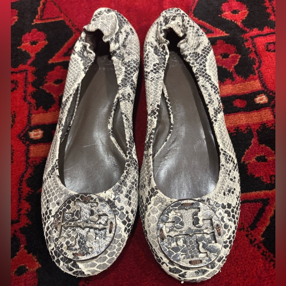 Tory Burch Flats - Snake Pattern